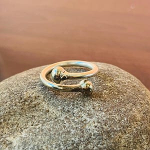 925 Sterling Silver Abstract Ring | Adjustable Chunky Silver Ring | Statement Silver Ring | Spiral Wrap Adjustable Ring | Unique Dainty Ring