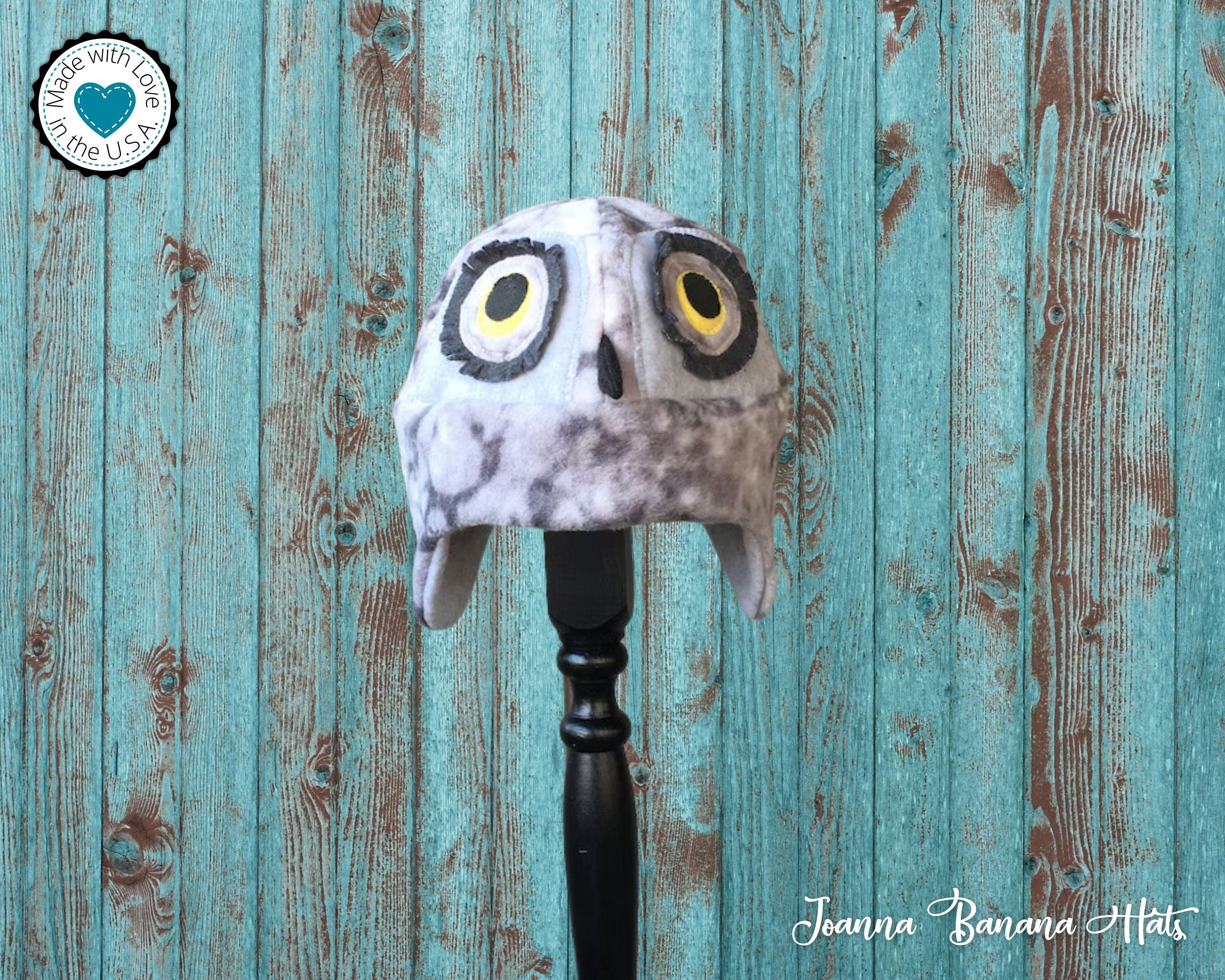 Owl Winter Fleece Hat