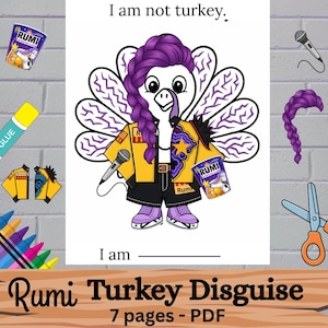 Disguise a Turkey Project | Rumi Disguise | Demon Hunters | Digital Download PDF