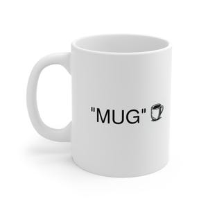 Minimalist White Mug, Simple Ceramic Cup, Coffee Lover Gift, Tea Mug, Kitchen Accessories, Home Decor