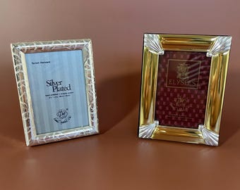 Vintage Loui Michel Photo Frame: Silver Plated or Gold Tone (Sold Separately)