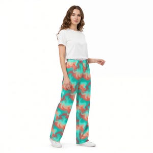 Pyjama Pants wide-leg, All-over print unisex wide-leg pants