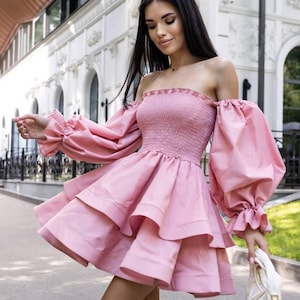 women's light pink dresses Shirred Jersey Blush Maxi Dress Size:one size fits all price:$$ A Guide to Men's Lace Appliques