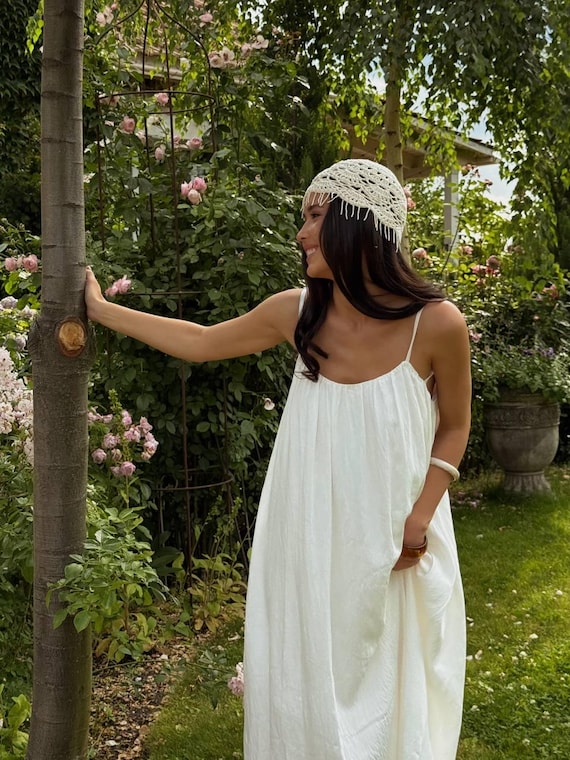 white maxi dress bachelorette Chloe White Tulle High-Low Maxi Dress