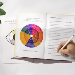 Feeling Wheel Guided Journal: Emotional Clarity & Daily Reflection - A5 Hardcover