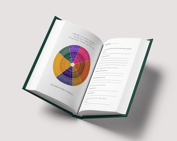 Feeling Wheel Guided Journal: Daily Emotion Diary for Clarity | Gefühlsrad