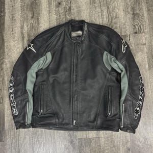 Alpinestars Racing Motorbike Cowhide Leather Jacket CE Armors MotoGP New Alpinestars Motorcycle Biker Jacket-Riding Gear