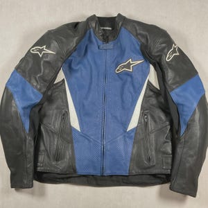 Alpinestars Racing Motorbike Cowhide Leather Jacket CE Armors MotoGP New Alpinestars Motorcycle Biker Jacket-Riding Gear