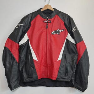 Alpinestars Racing Motorbike Cowhide Leather Jacket CE Armors MotoGP New Alpinestars Motorcycle Biker Jacket-Riding Gear