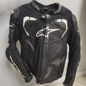 Alpinestars Racing Motorbike Cowhide Leather Jacket CE Armors MotoGP New Alpinestars Motorcycle Biker Jacket-Riding Gear