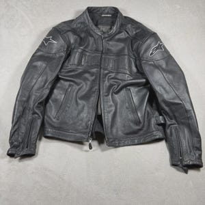 Alpinestars Racing Motorbike Cowhide Leather Jacket CE Armors MotoGP New Alpinestars Motorcycle Biker Jacket-Riding Gear