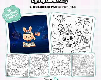 Little Luminari: Light Up Fourth of July Coloring Book by Second Chances