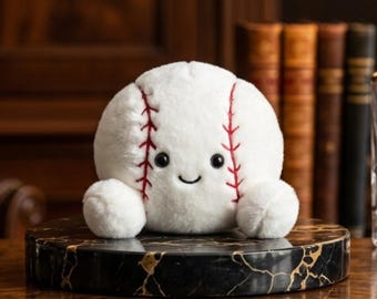 Peluche de baseball douce : poupée en peluche de la taille d'une paume, personnage sportif