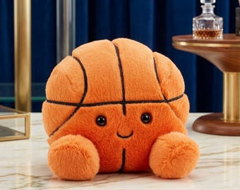 Peluche de basket-ball, mini ballon de sport, peluche souple de poche, jouet pour enfant, cadeau pour amateur de sport