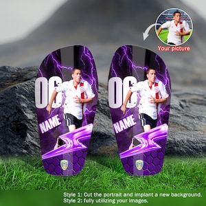 High-end customized shin guards, high-strength shin guards, children&#39;s/adult football shin guards equipment, gifts for football fans