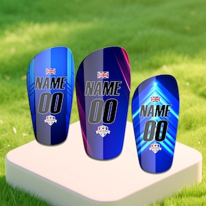 Custom football fan shin guards, mini shin guards, high strength shin guards, kids/adult football shin guards equipment, shin guards gifts
