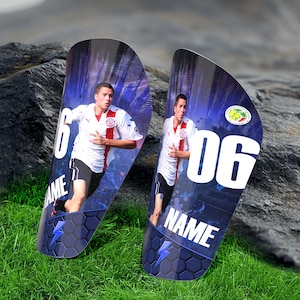 Personalized Soccer Shin Guard, Sports Accessories, Children/Adult Soccer Shin Guards Equipment, Soccer Fans Gifts, High Strength Shin Guard