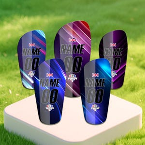 Personalized Soccer shin guards, high strength shin guards, kids/adult football shin guards equipment, mini shin guards, shin guards gifts