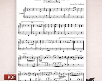 ベートーヴェン：ピアノソナタ第1番 作品2：全曲楽譜（デジタル