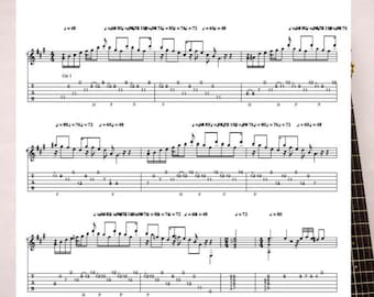 Jesus Is the Sweetest Name | Jazz Guitar Tab (PDF) - 6 Pages