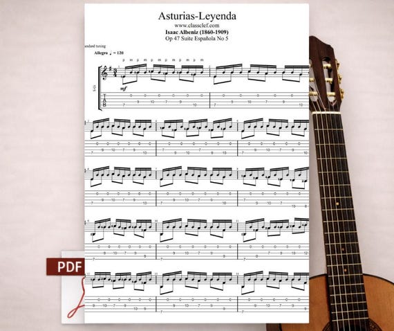 Asturias Leyenda Guitar Sheet Music | Isaac Albeniz (PDF) - 10