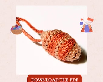 Pig In Blanket Crochet Pattern PDF, Christmas Food Ornament, Amigurumi Holiday Decoration, Festive Tree Hanging Pattern