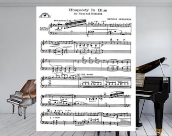 Spartiti per pianoforte - Rhapsody In Blue Gershwin (1924) Spartiti PDF