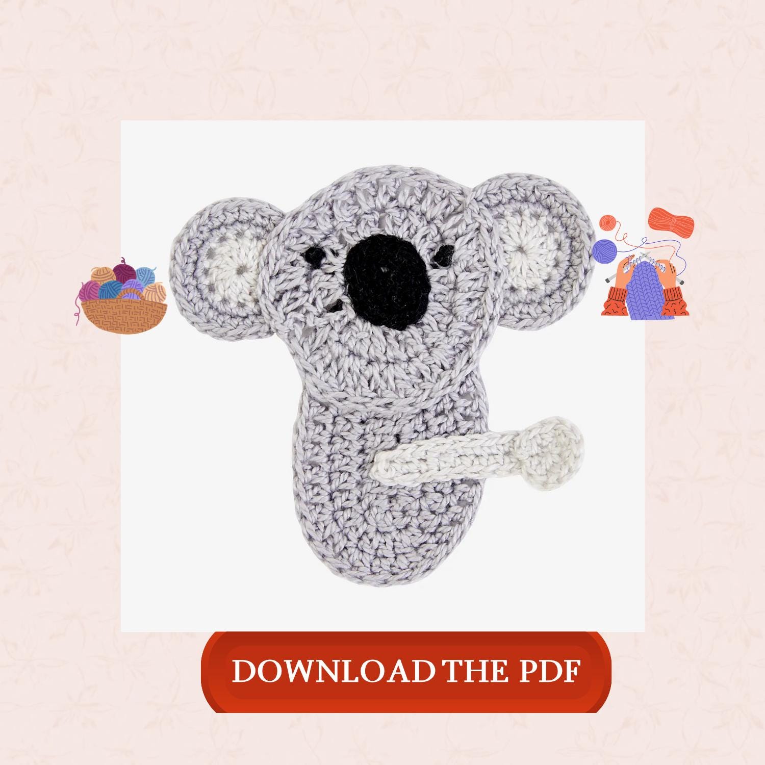 Koala Applique Pattern