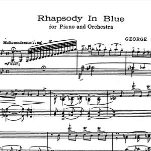 Piano Music Sheets - Rhapsody In Blue Gershwin (1924) sheet music.pdf