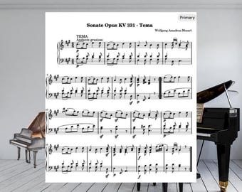 Mozart Piano Sonata KV 309 Sheet Music | Classical Piano (PDF Download)