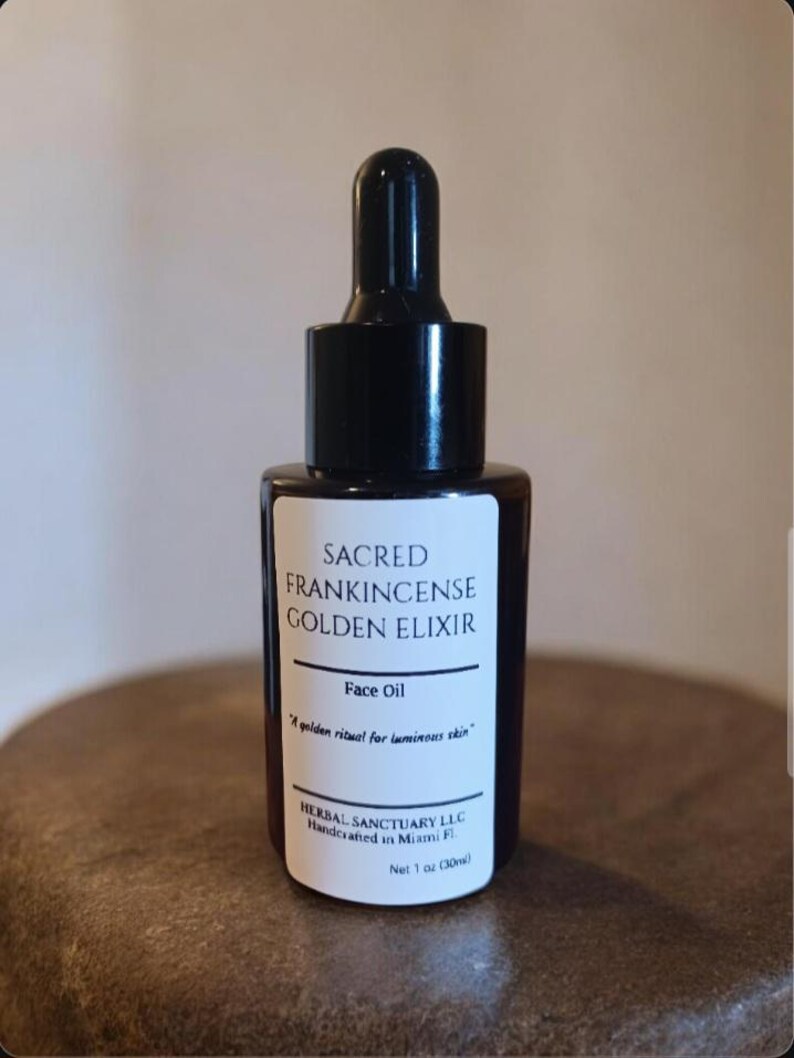 Sacred Elixir Sacred Frankincense Golden Elixir Face Oil - Etsy