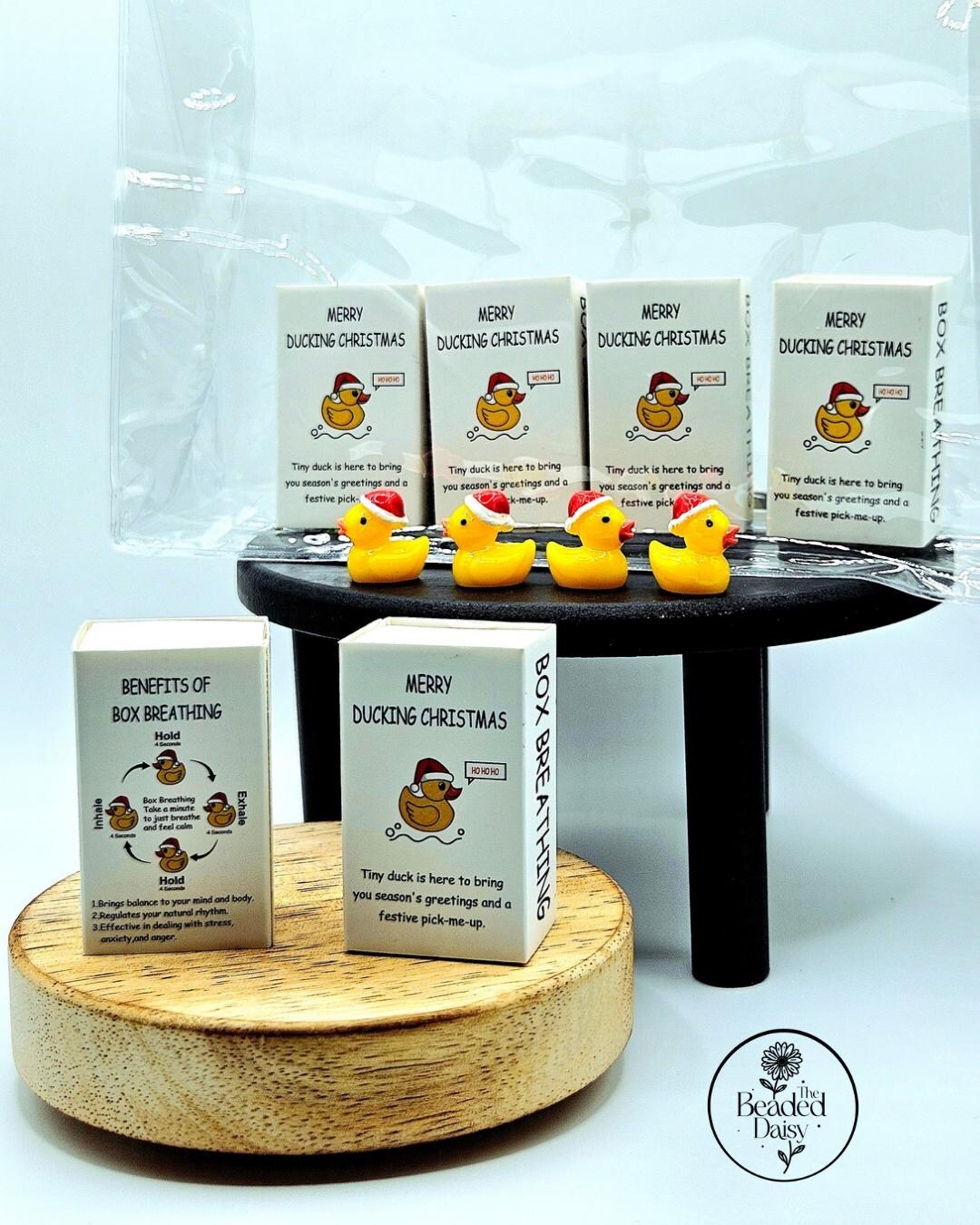Merry Ducking Christmas Mini Duck Gift | Box Breathing Stocking Stuffer ...