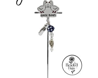 Beaded Badge Reels with Metal Key Clasp | Sassy Retractable ID Holder for Nurses, Teachers, & Office Staff