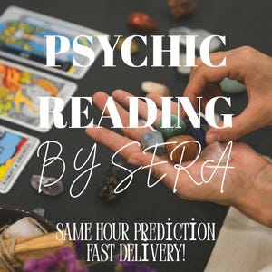 Same Hour Prediction, Fast Psychic, Any Topics,3-6 hours delivery, psychıc reading