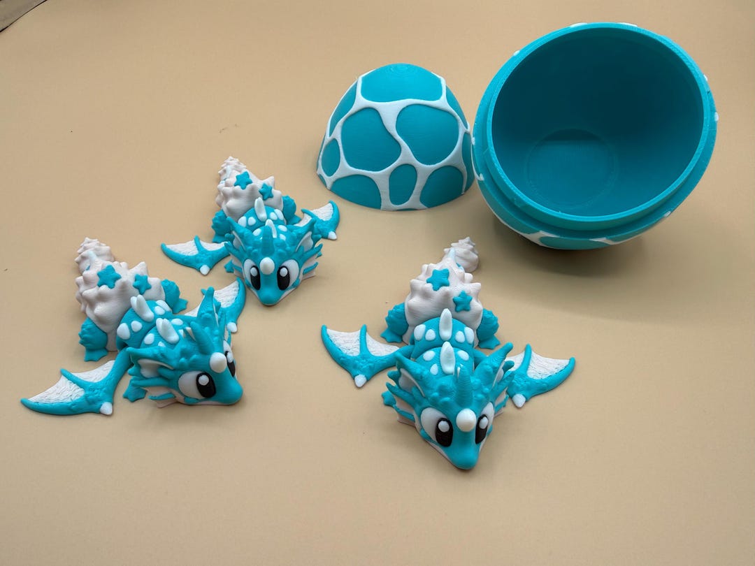 Shell Dragn Sea Shell Dragon Figurine: 3D Printed Coastal Decor - Etsy