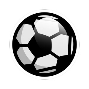 Soccer Kiss-Cut Sticker Soccer Laptop Sticker Water Bottle Decal Sticker Sport Sticker Kindle Sticker Game Day Decor Soccer Gifts