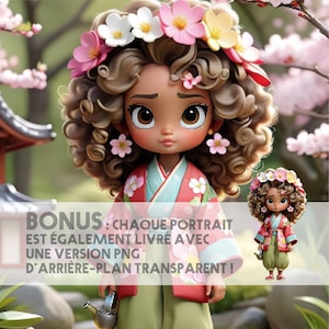 AI Girl Avatar Pack: 20 digitala porträtt för profilbilder (direkt nedladdning)