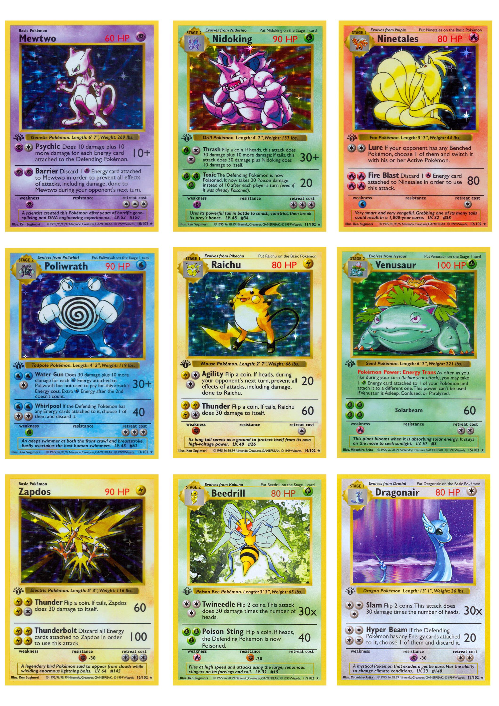 pokemon cards list with pictures Complete BASE SET Pokemon TCG Printable Binder Placeholders W/ Completion  List!