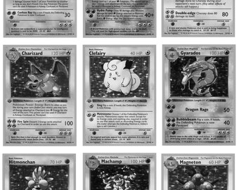 pokemon black and white base set card list Complete BASE SET Pokemon TCG Printable Binder Placeholders w/ Completion  list!