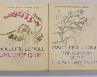 Crosswicks Journals 1 & 2: Circle of Quiet, Summer of the Great-Grandmother, Madeleine L'Engle trade paperbacks