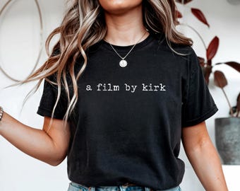 A Film By Kirk Comfort Colors T-Shirt: Retro TV Tee