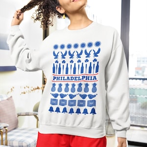 Moletom de lã médio com gola redonda e estampa gráfica It&#39;s Always Sunny in Philadelphia, roupa unissex, roupa casual aconchegante, presente perfeito