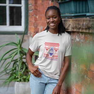 Gertrude Stein Unisex Jersey Tee, Bella Canvas Short Sleeve Shirt, Literary Apparel, Creative Gift for Writers, Unique Fashion Statement