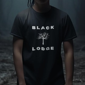 Black Lodge Twin Peaks Unisex Short Sleeve Tee, Twin Peaks gift Tshirt, Bella Canvas T-shirt