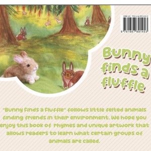 Bunny Finds a Fluffle paperback childrens picture book, Easter gift image 10