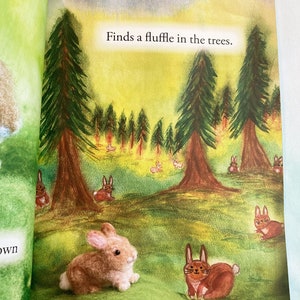 Bunny Finds a Fluffle paperback childrens picture book, Easter gift image 4