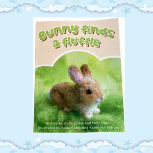 Bunny Finds a Fluffle paperback childrens picture book, Easter gift image 2