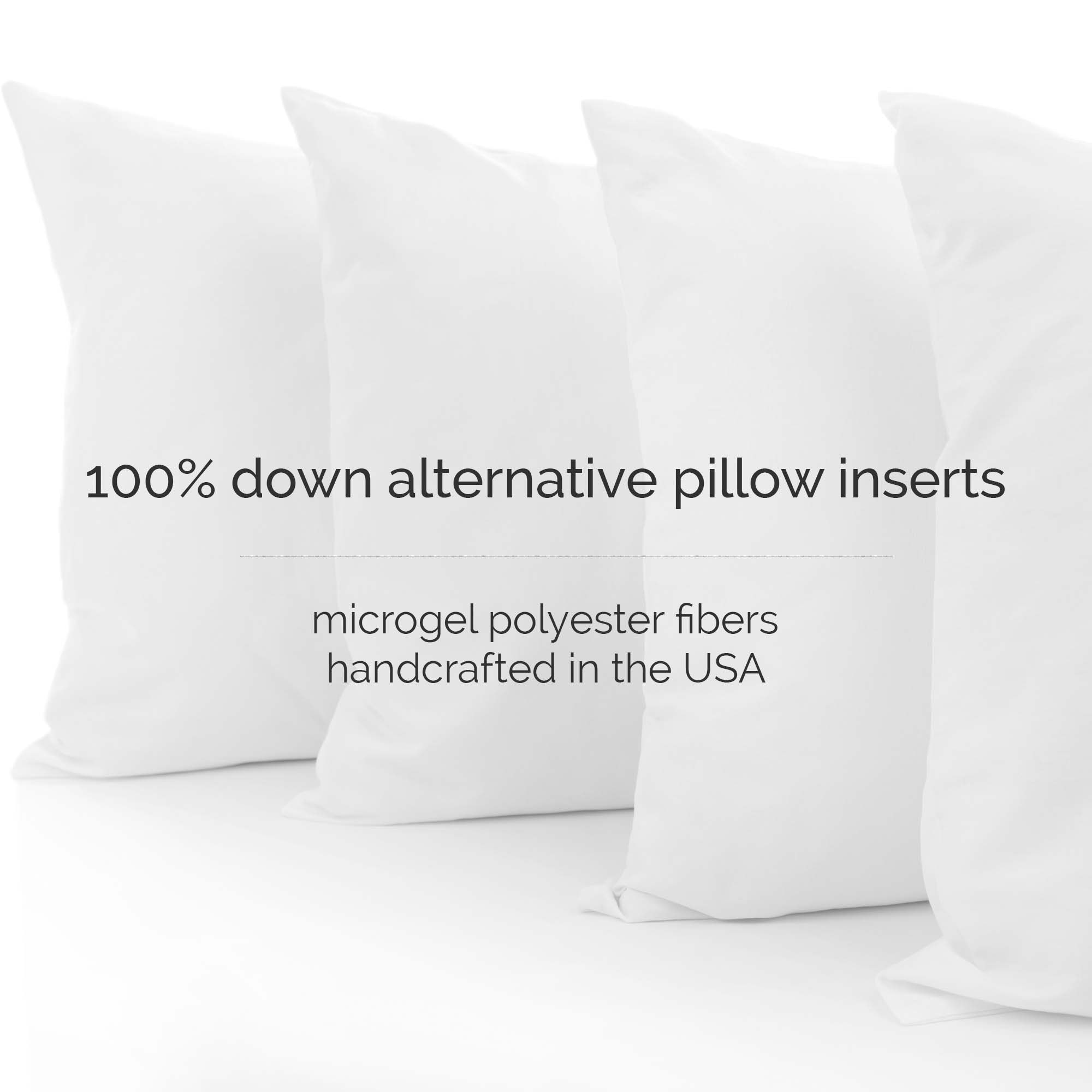 Handcrafted Throw Pillow Inserts