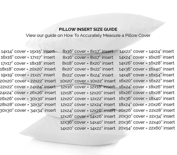 4) 18” x 18” Feather & Down filling Pillow Forms- Knife Edge