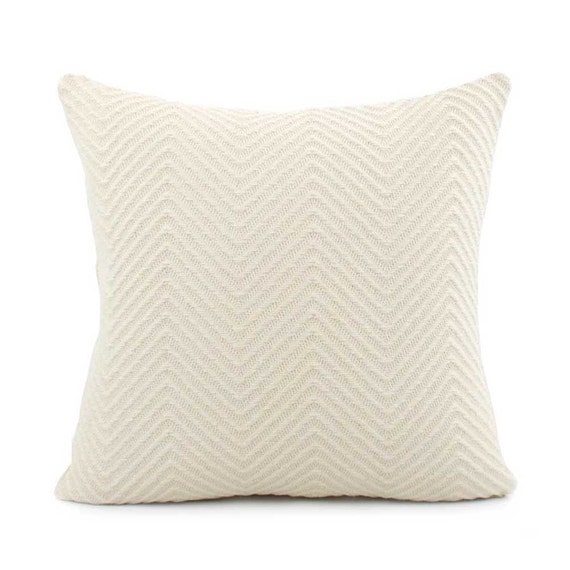 Cream Pillow Cover 16x16 Decorative Throw Pillow Covers 14 Etsy